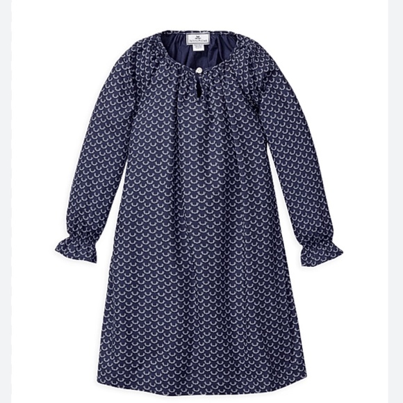 Petite Plume Navy Nordic Antlers Delphine Nightgown Girls' Sz 8 - Picture 8 of 8